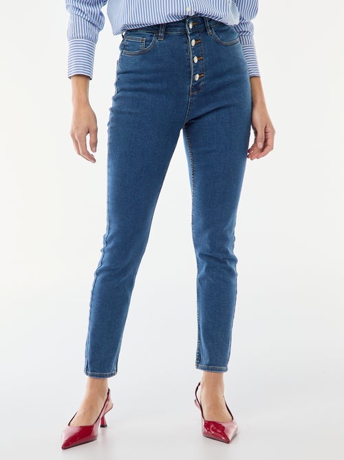 Jeans super skinny a vita altissima - L34 - Kiabi