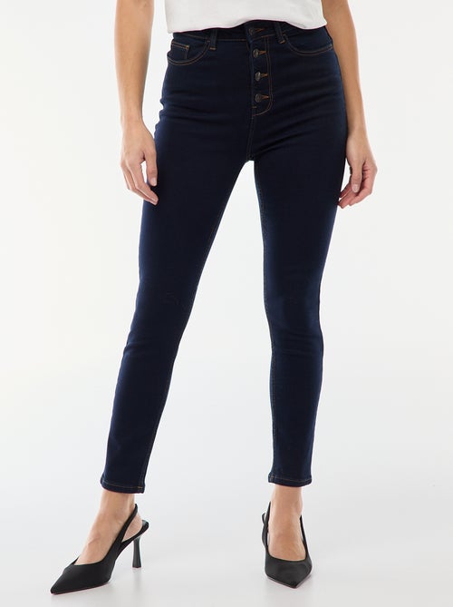 Jeans super skinny a vita altissima - L34 - Kiabi
