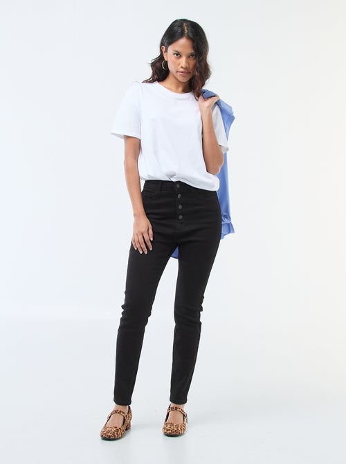 Jeans super skinny a vita altissima - L34 - Kiabi