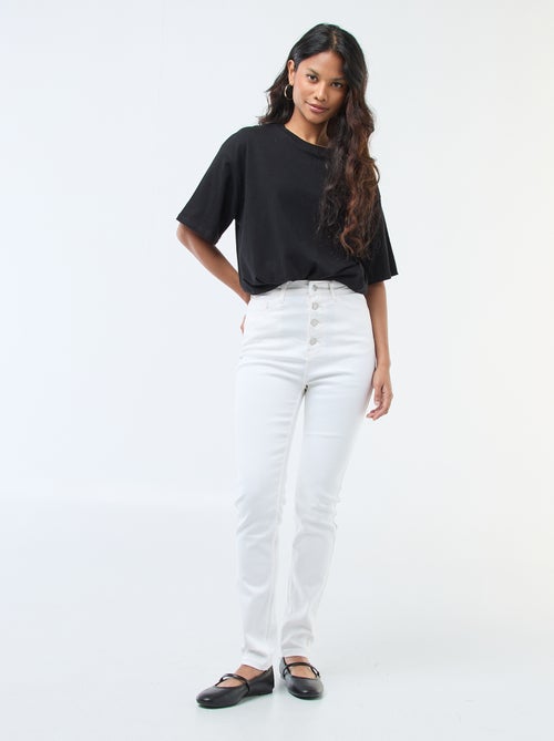 Jeans super skinny a vita molto alta - L32 - Kiabi