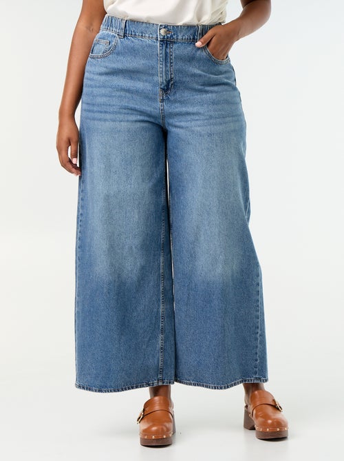 Jeans super wide leg a 5 tasche - Kiabi Jeans super wide leg a 5 tasche - Kiabi