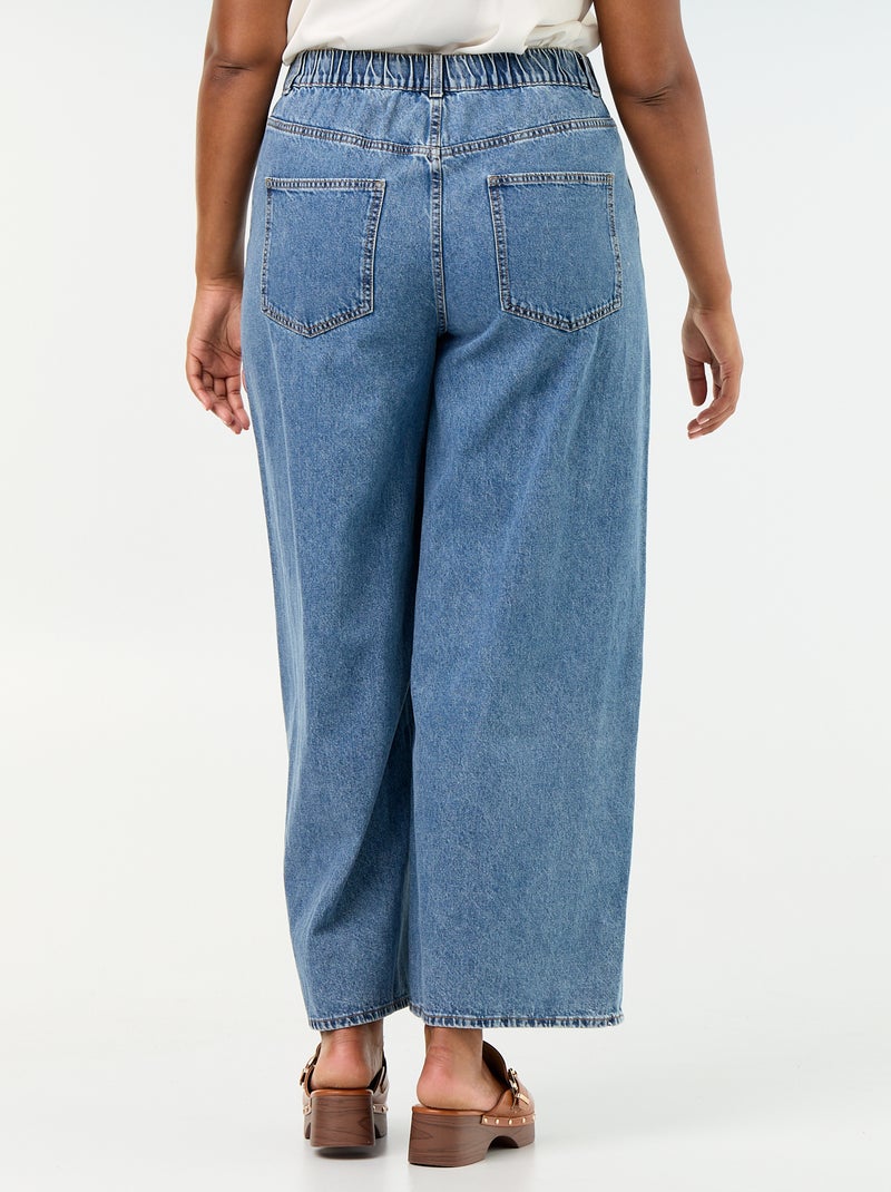 Jeans super wide leg a 5 tasche Blu - Kiabi