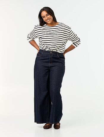 Jeans super wide leg a 5 tasche