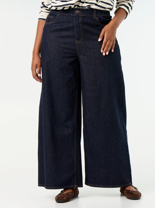 Jeans super wide leg a 5 tasche - Kiabi Jeans super wide leg a 5 tasche - Kiabi