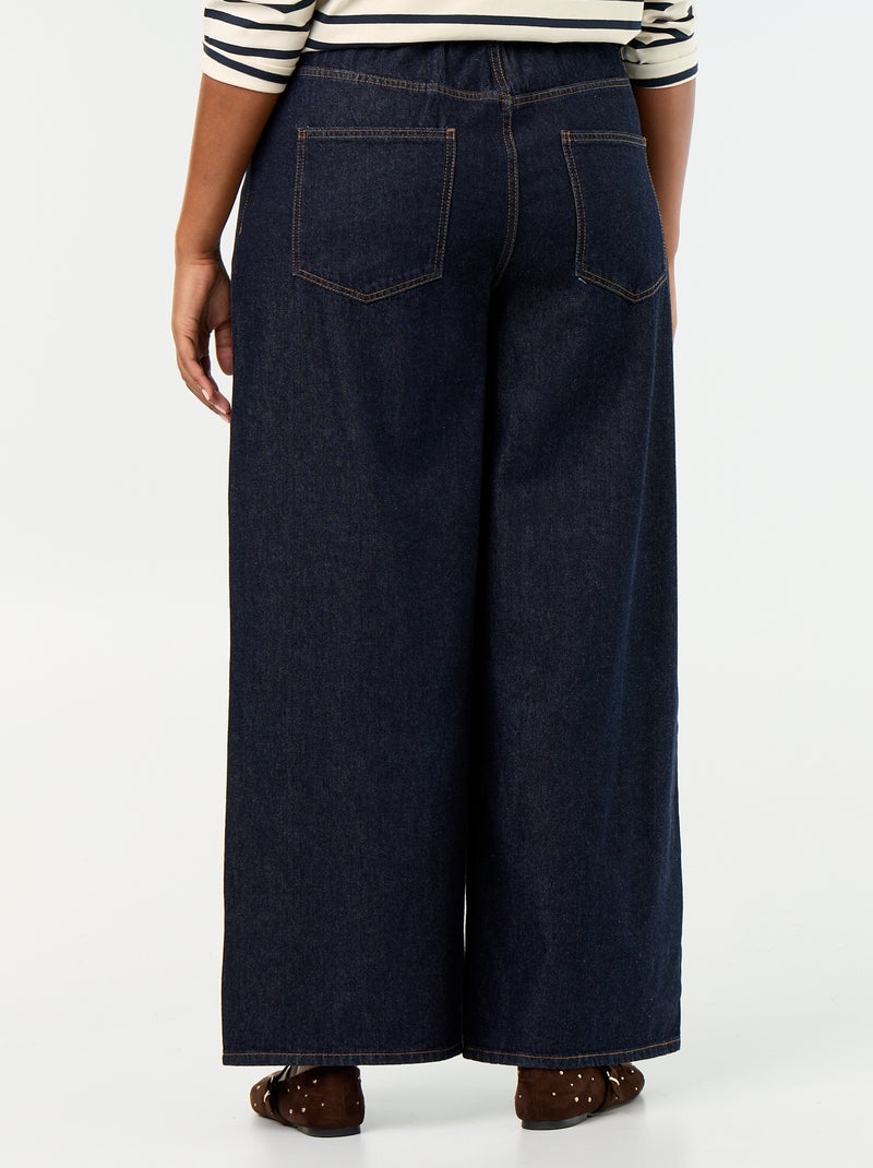 Jeans super wide leg a 5 tasche Blu - Kiabi