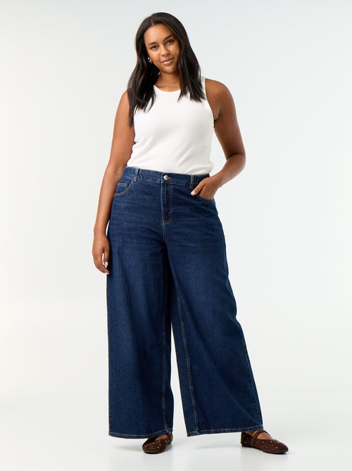 Jeans super wide leg a 5 tasche - Kiabi Jeans super wide leg a 5 tasche - Kiabi