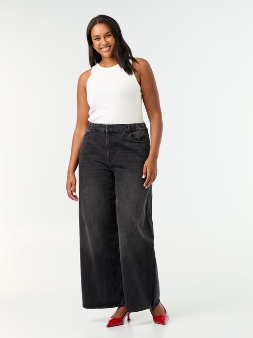 Jeans super wide leg a 5 tasche - Kiabi Jeans super wide leg a 5 tasche - Kiabi