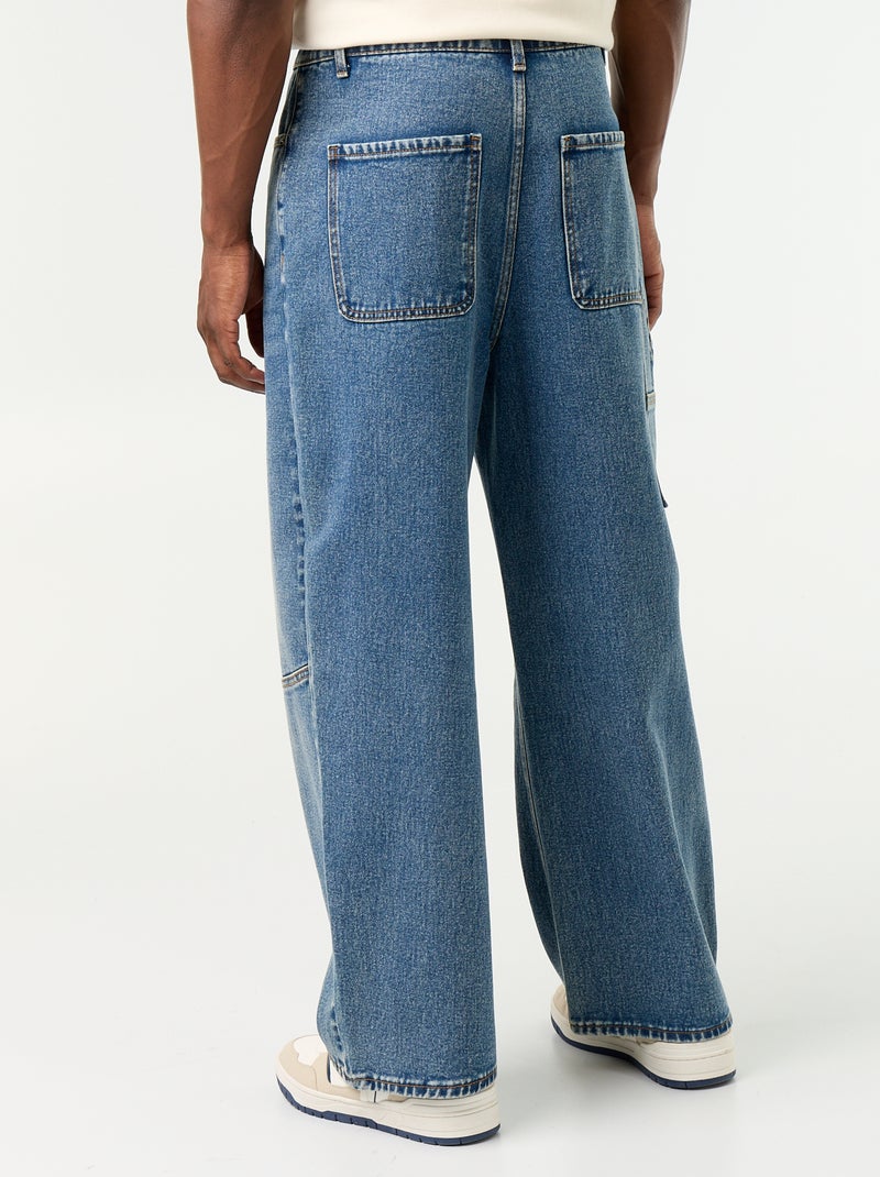 Jeans taglio ampio / Loose fit a 5 tasche Blu - Kiabi