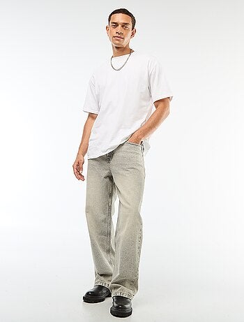 Jeans taglio ampio / wide leg 5 tasche