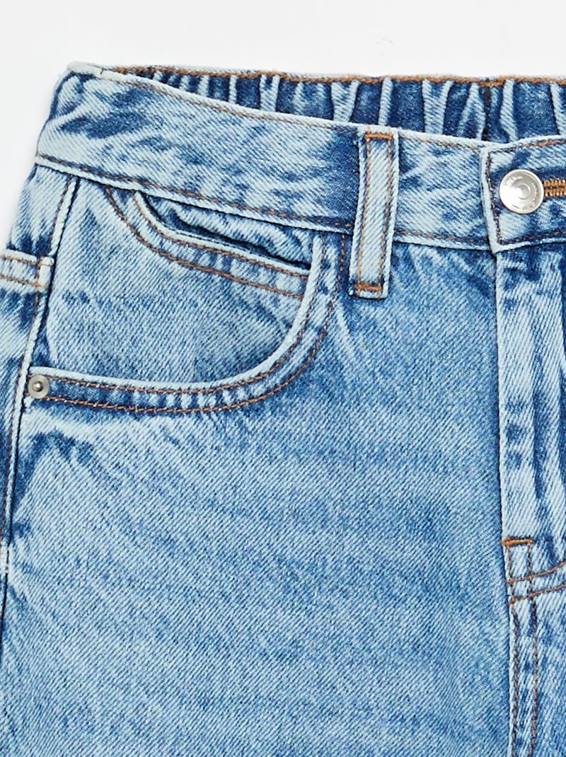 Jeans taglio baggy 5 tasche Blu - Kiabi