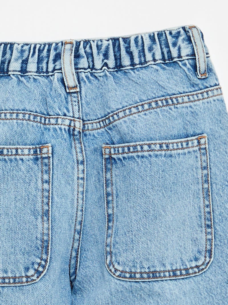 Jeans taglio baggy 5 tasche Blu - Kiabi