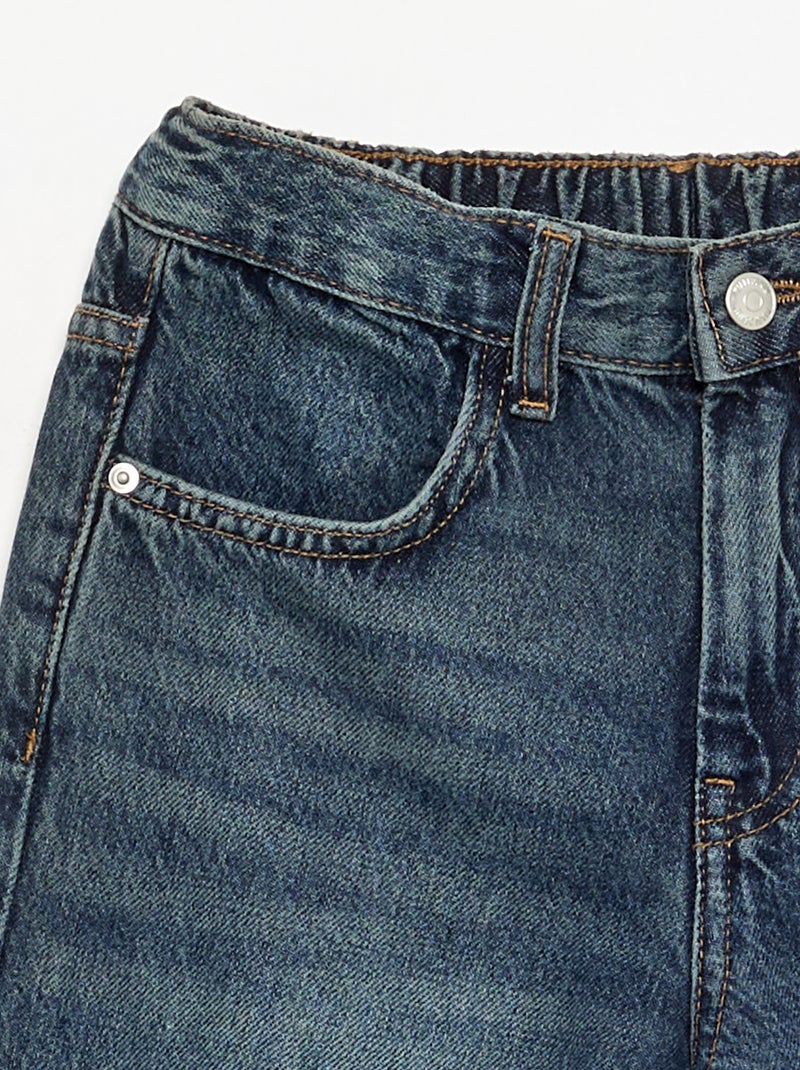 Jeans taglio baggy 5 tasche Blu - Kiabi