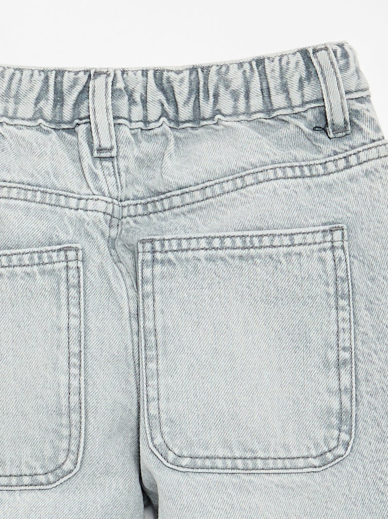 Jeans taglio baggy 5 tasche Grigio - Kiabi