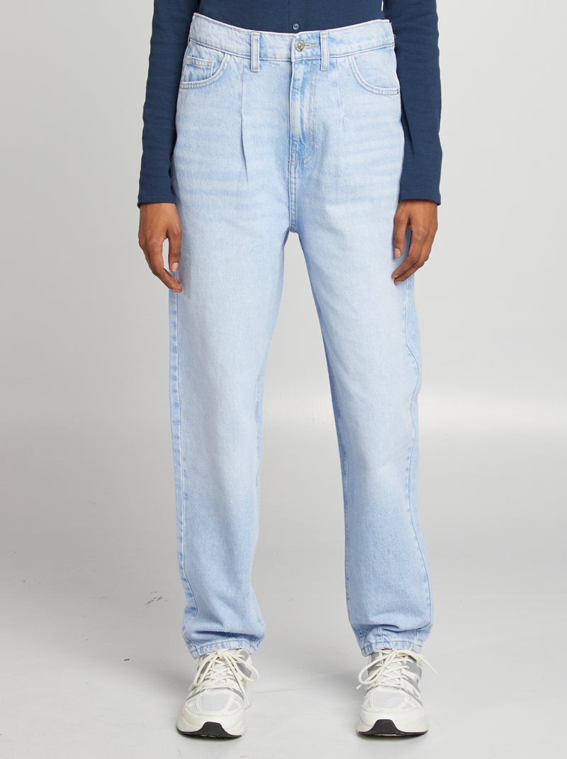 Jeans taglio ballon taglio fit BLU - Kiabi