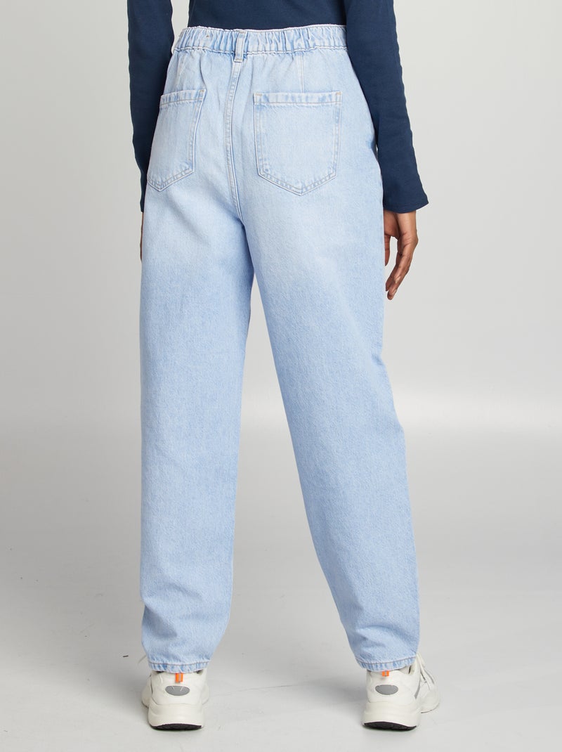 Jeans taglio ballon taglio fit BLU - Kiabi