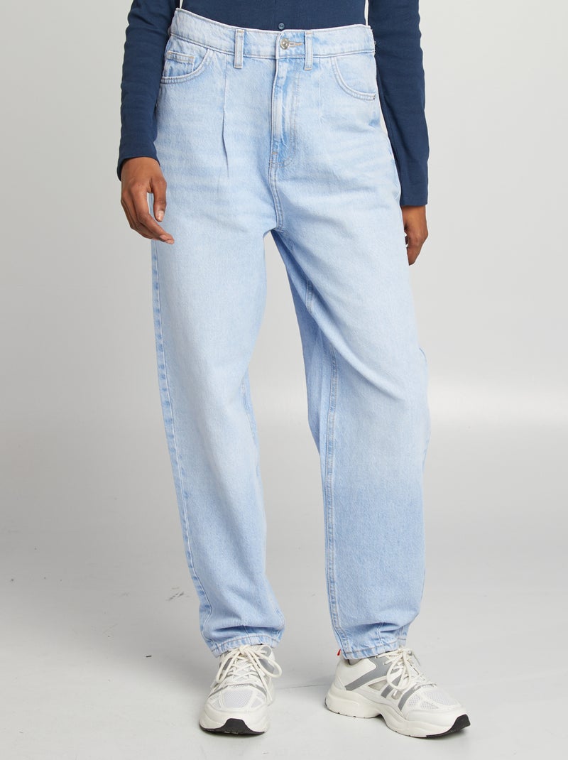 Jeans taglio ballon taglio fit BLU - Kiabi
