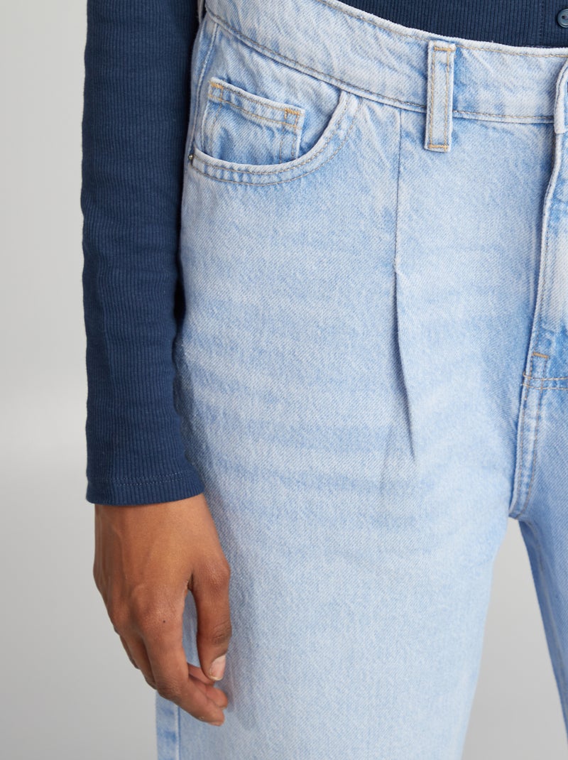 Jeans taglio ballon taglio fit BLU - Kiabi