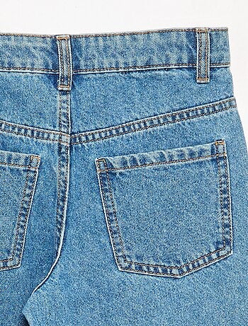 Jeans taglio barrel con borchie fantasiose