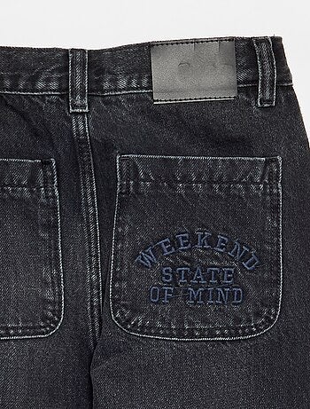 Jeans taglio dritto a 5 tasche
