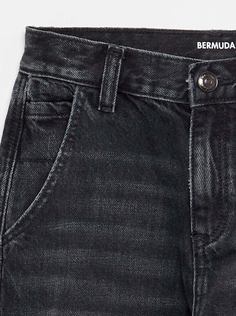 Jeans taglio dritto a 5 tasche Nero - Kiabi