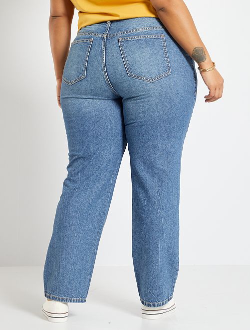 Jeans taglio dritto - BLU - Kiabi - 25.00€