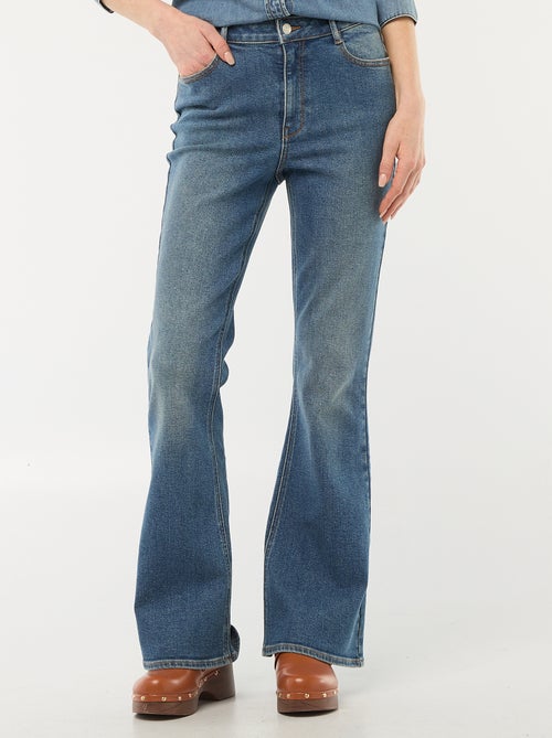 Jeans taglio flare/bootcut a vita alta - Kiabi