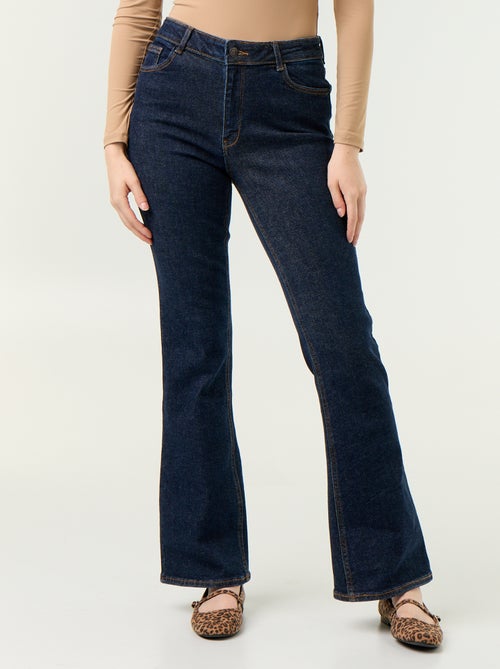Jeans taglio flare/bootcut a vita alta - Kiabi Jeans taglio flare/bootcut a vita alta - Kiabi