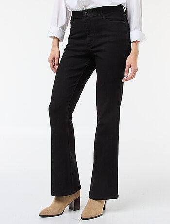 Jeans taglio flare/bootcut a vita alta