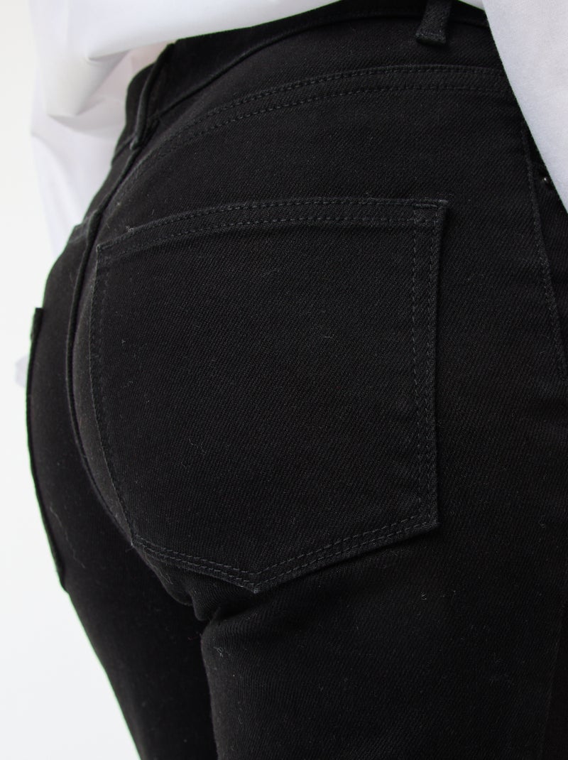 Jeans taglio flare/bootcut a vita alta Nero - Kiabi