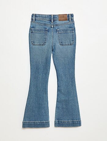 Jeans taglio flare/bootcut con tasche applicate