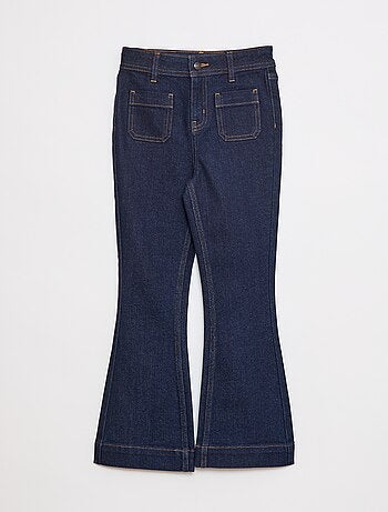 Jeans taglio flare/bootcut con tasche applicate