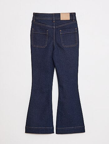 Jeans taglio flare/bootcut con tasche applicate