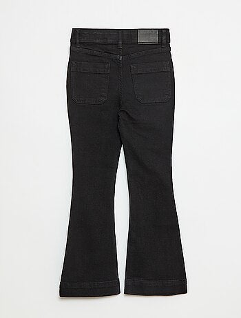 Jeans taglio flare/bootcut con tasche applicate