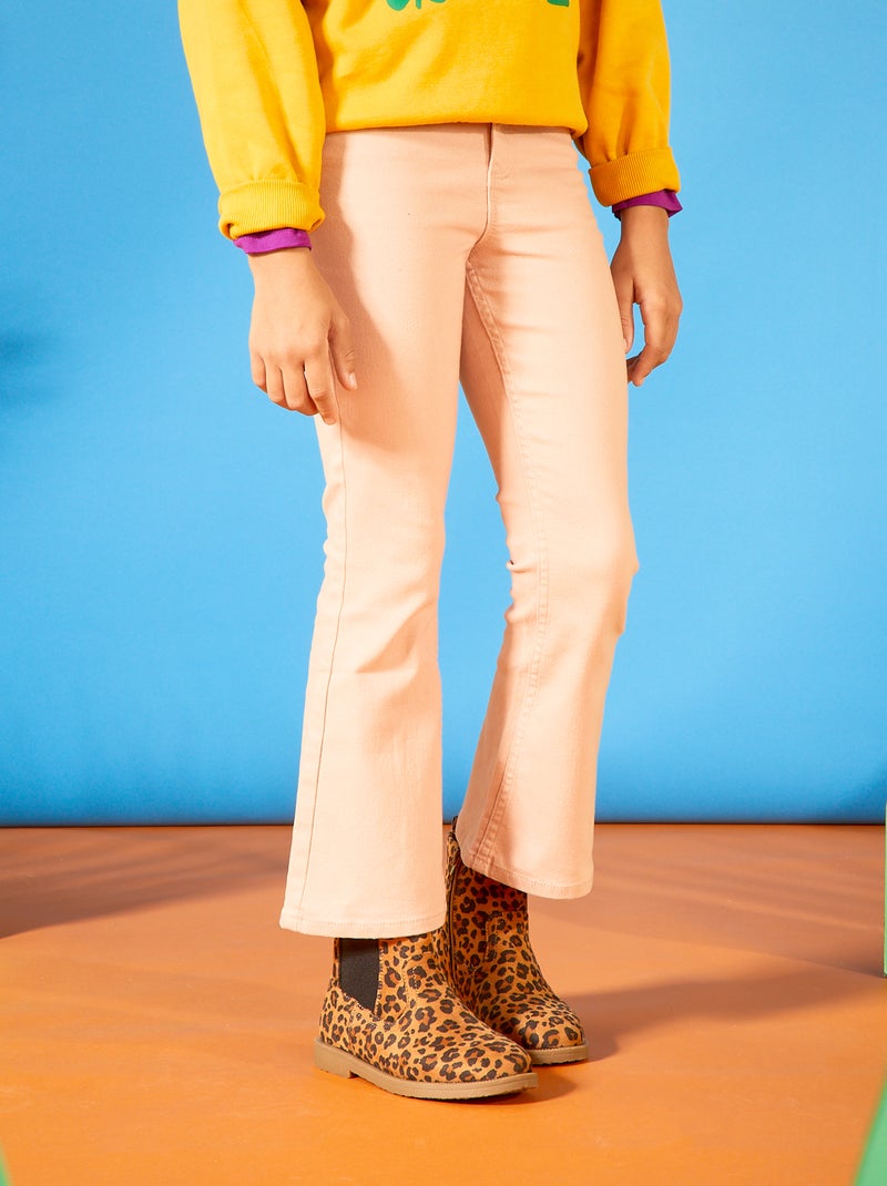 Jeans taglio flare/bootcut rosa - Kiabi