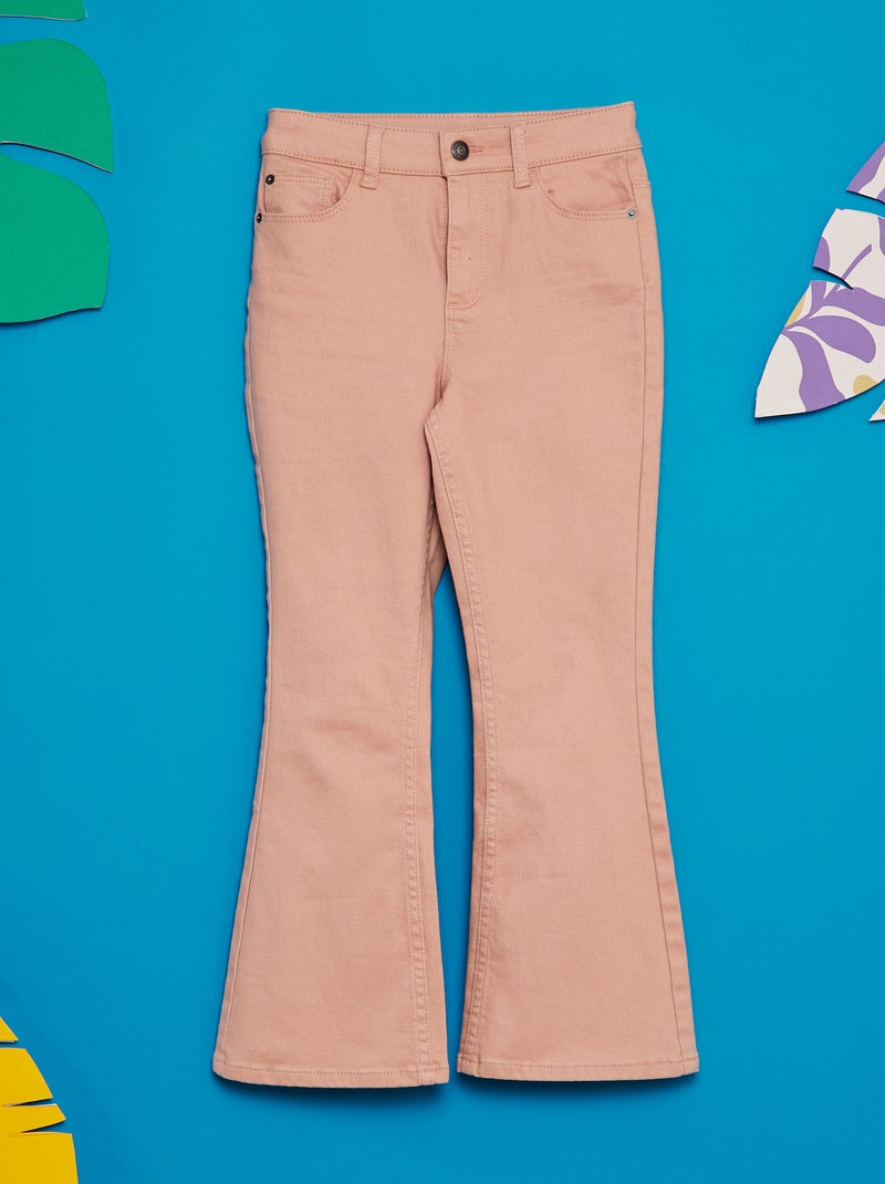 Jeans taglio flare/bootcut rosa - Kiabi