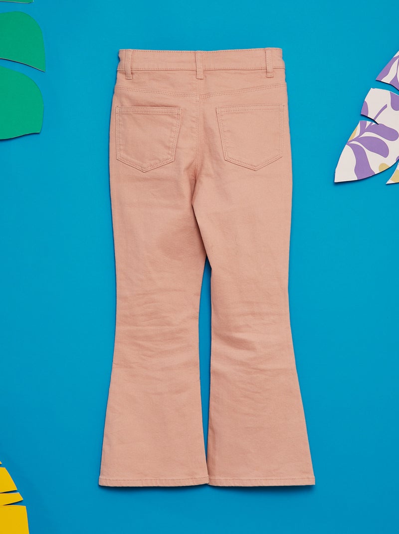 Jeans taglio flare/bootcut rosa - Kiabi