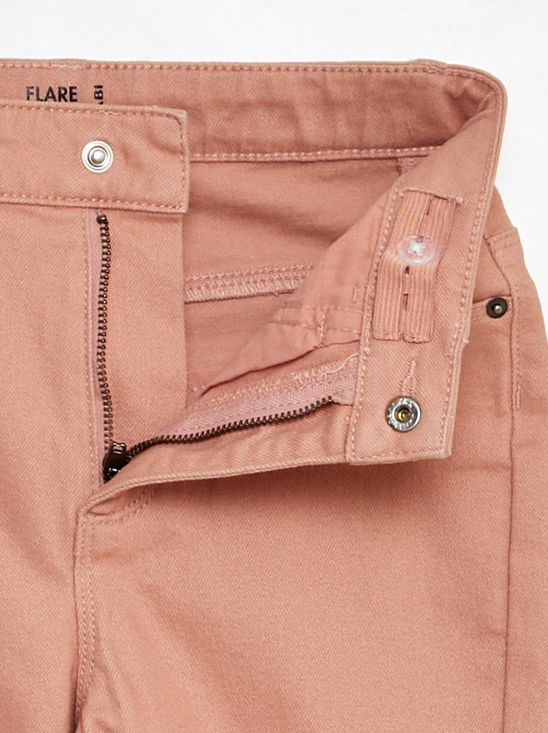 Jeans taglio flare/bootcut rosa - Kiabi