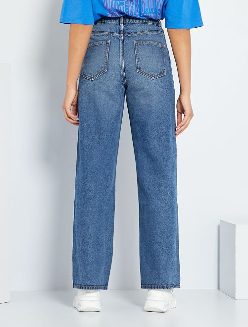 Jeans taglio largo - BLU - Kiabi - 18.00€