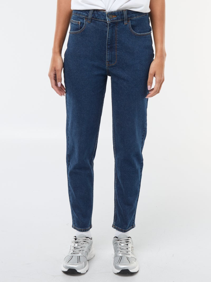 Jeans taglio mom - L28 Blu - Kiabi