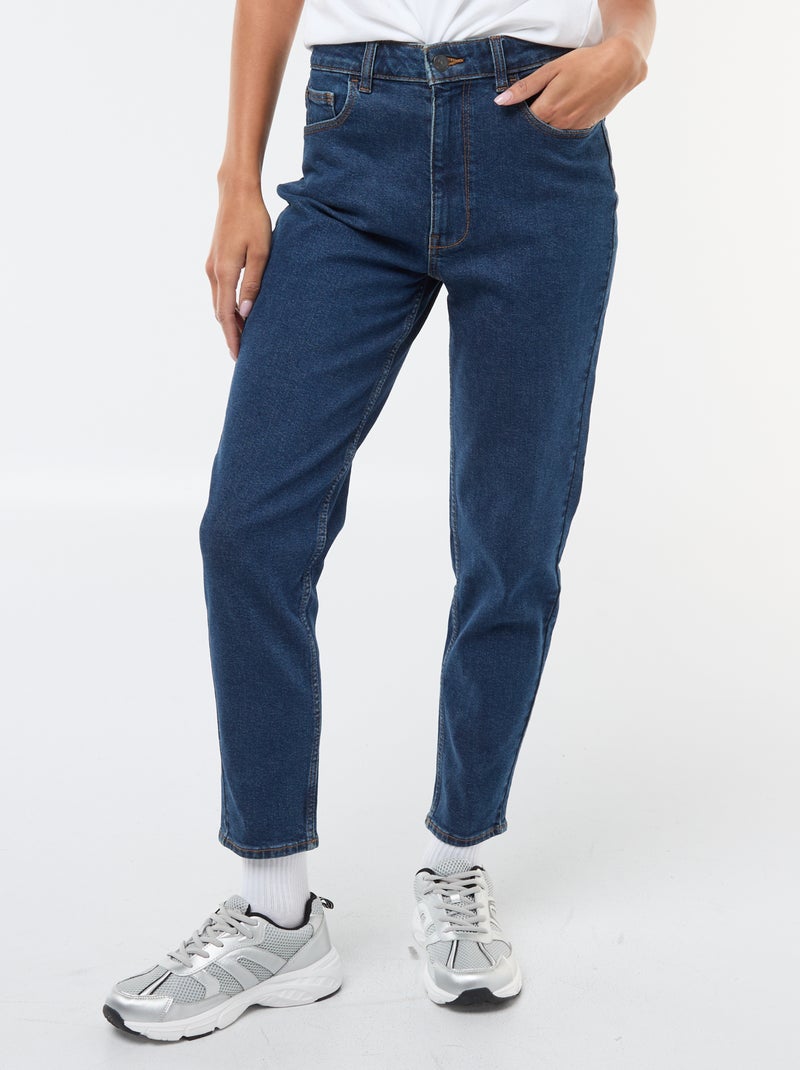Jeans taglio mom - L28 Blu - Kiabi