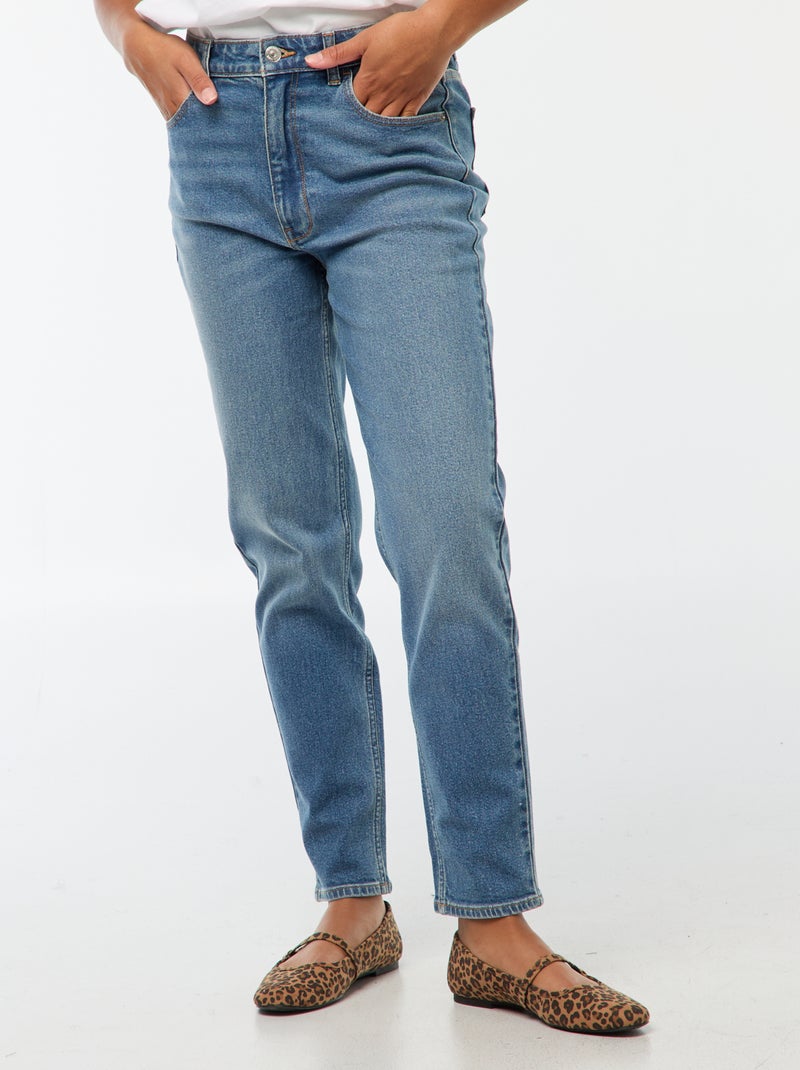 Jeans taglio mom - L28 Blu - Kiabi