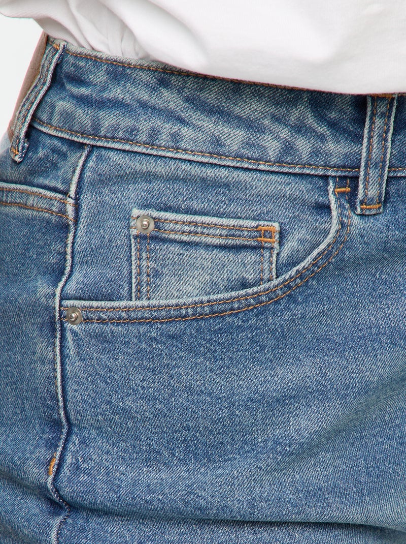 Jeans taglio mom - L28 Blu - Kiabi