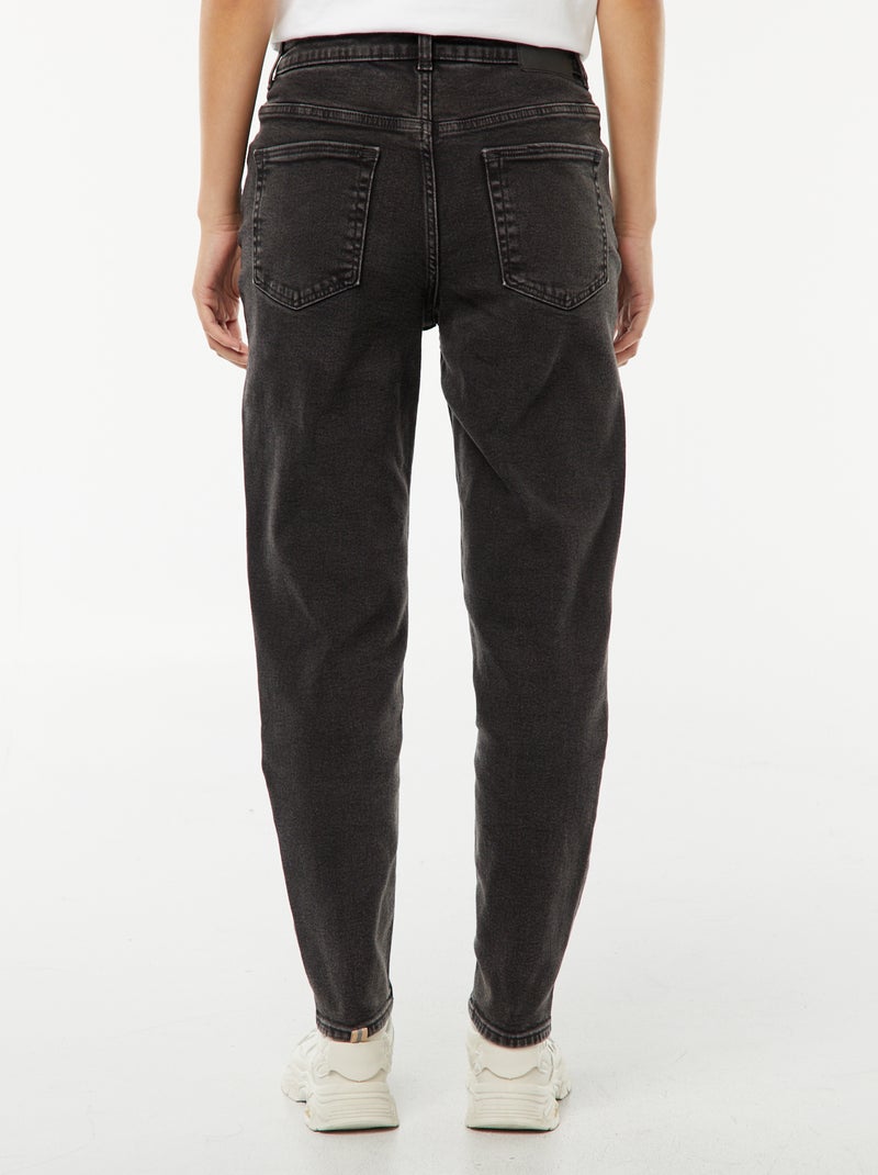Jeans taglio mom - L28 Nero - Kiabi