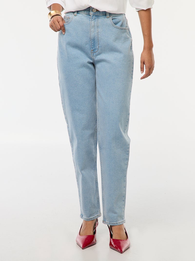 Jeans taglio mom - L30 Blu - Kiabi