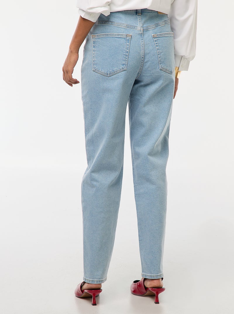 Jeans taglio mom - L30 Blu - Kiabi