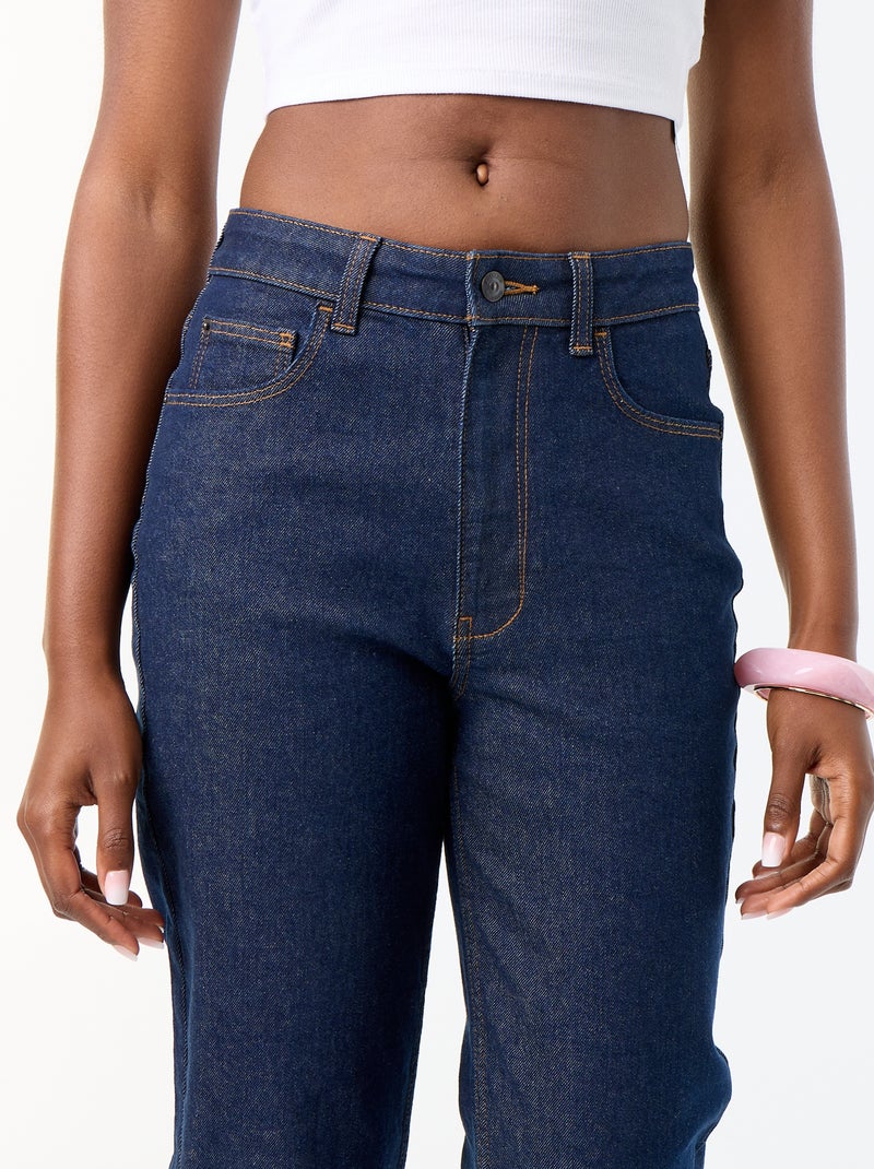 Jeans taglio mom - L30 Blu - Kiabi