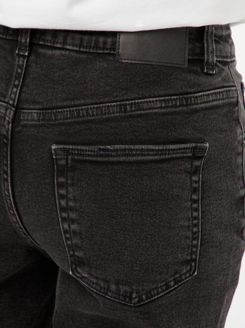 Jeans taglio mom - L30 Nero - Kiabi