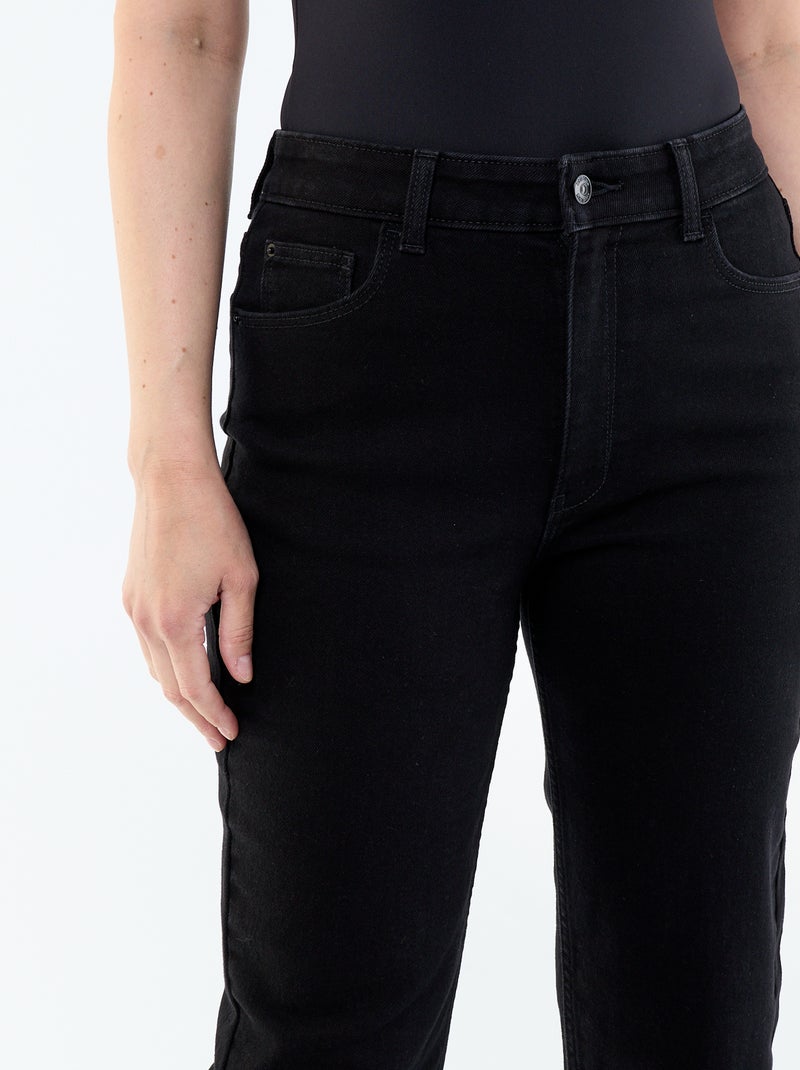 Jeans taglio mom - L30 Nero - Kiabi