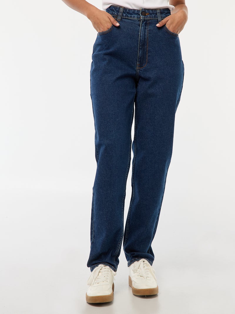 Jeans taglio mom - L32 Blu - Kiabi
