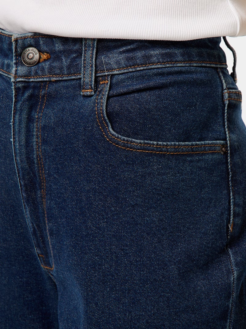 Jeans taglio mom - L32 Blu - Kiabi
